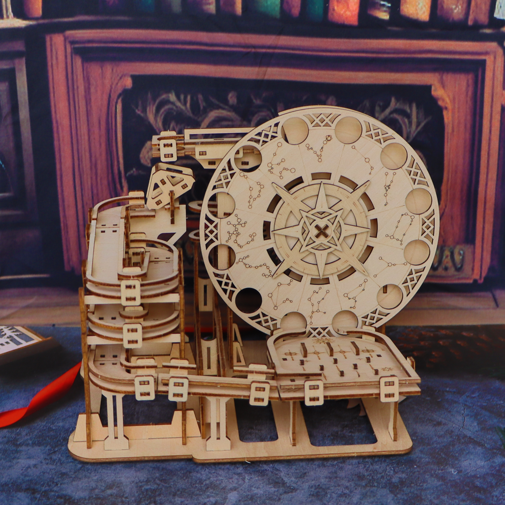 woodbot Marble Star Ball Wooden Marble Run 3D wooden Puzzle for adults