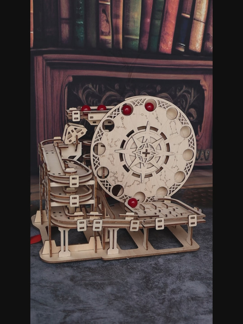 woodbot Marble Star Ball Wooden Marble Run 3D wooden Puzzle for adults