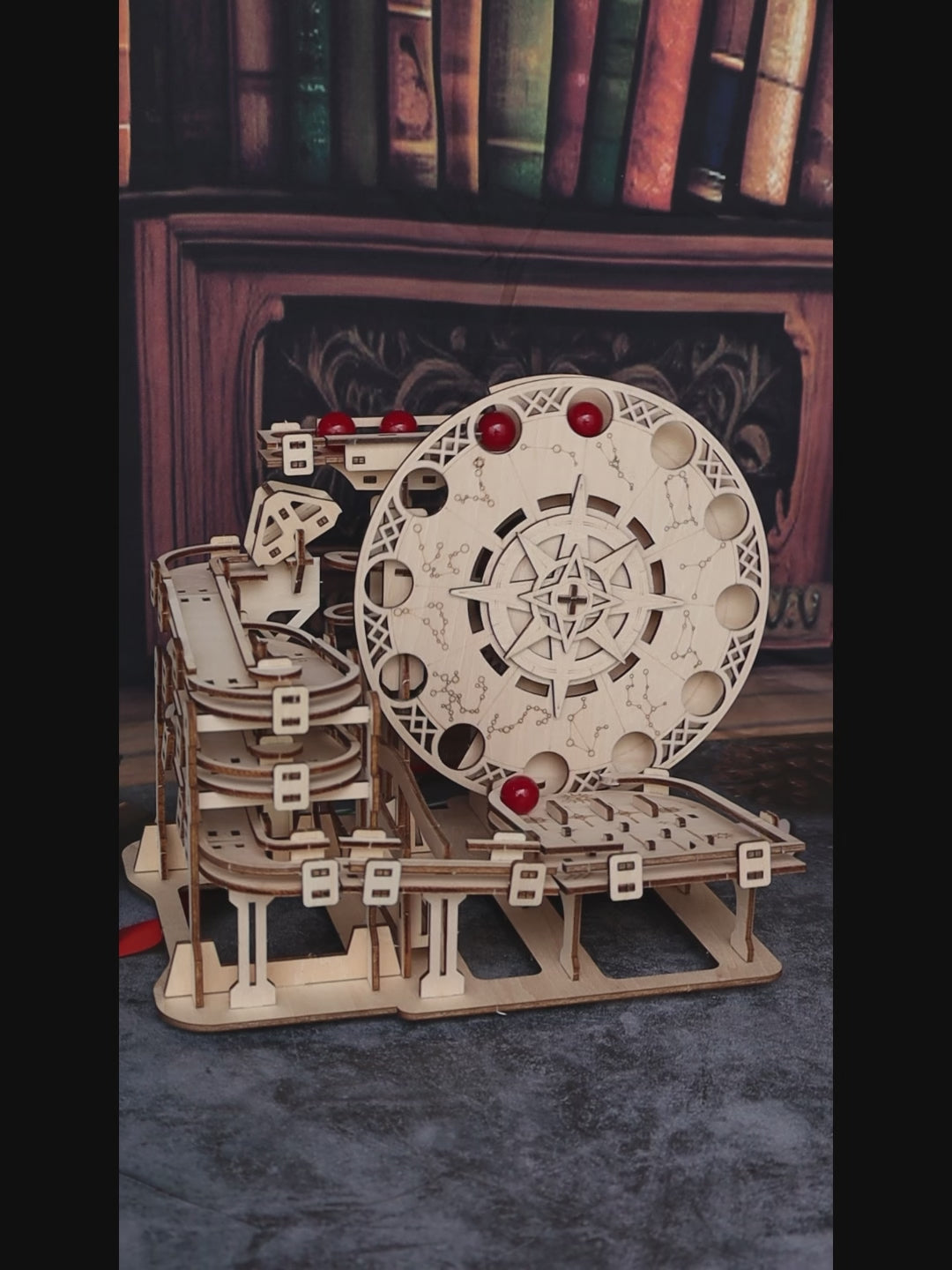 woodbot Marble Star Ball Wooden Marble Run 3D wooden Puzzle for adults